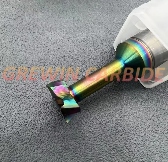 Grewin High Performance T-Slot Milling Parallel Shank 14*25*75 Dlc Coating